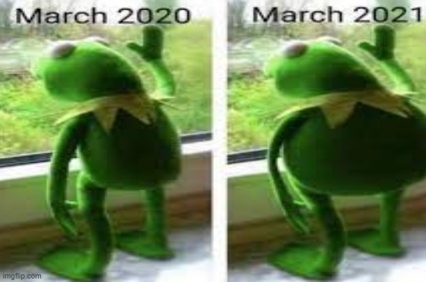 2020-2021 | image tagged in kermit the frog | made w/ Imgflip meme maker