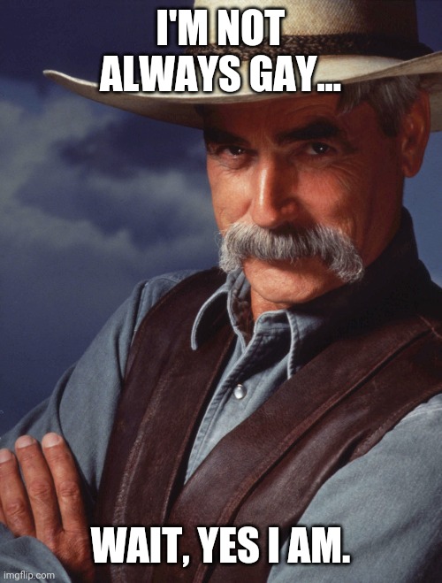 I'M NOT ALWAYS GAY... WAIT, YES I AM. | made w/ Imgflip meme maker