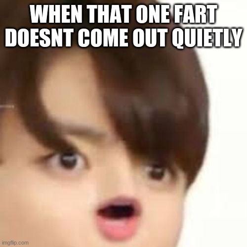 oopsie | WHEN THAT ONE FART DOESNT COME OUT QUIETLY | image tagged in oopsie | made w/ Imgflip meme maker