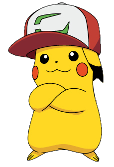 High Quality Cap Pikachu Blank Meme Template