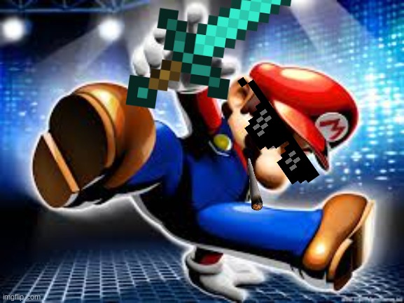 Gangsta Mario | image tagged in memes | made w/ Imgflip meme maker