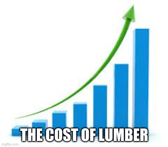 graph | THE COST OF LUMBER | image tagged in graph | made w/ Imgflip meme maker