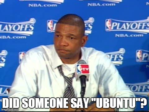 DID SOMEONE SAY "UBUNTU"? | made w/ Imgflip meme maker