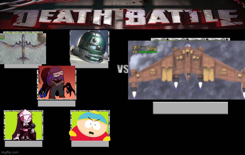 Sarvente, Kermit the imposter, Eric Cartman, r4 p44, and bodan vs bodan epsilon | image tagged in new death battle,death battle,star wars,fnf,among us | made w/ Imgflip meme maker