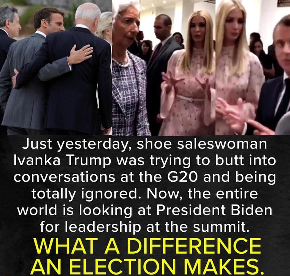 Ivanka Trump at G-20 Blank Meme Template