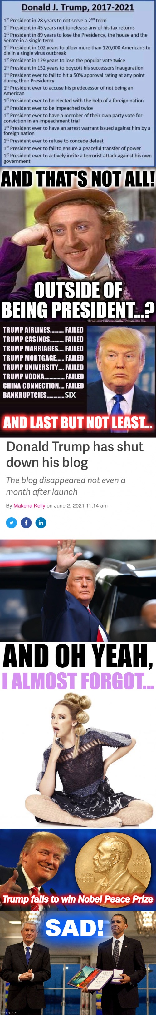 Trump fails extended | image tagged in trump fails extended | made w/ Imgflip meme maker