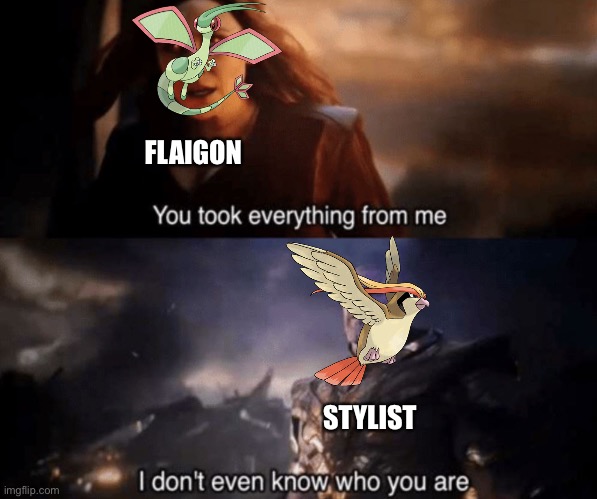 You took everything from me - I don't even know who you are | FLAIGON; STYLIST | image tagged in you took everything from me - i don't even know who you are | made w/ Imgflip meme maker