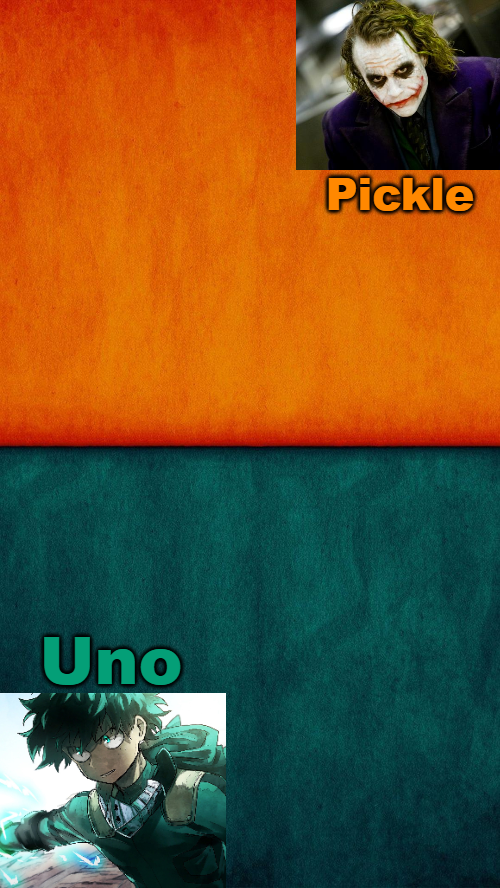 Uno-Pickle Announcement template Blank Meme Template