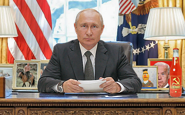 United States President Vladimir Putin Blank Meme Template