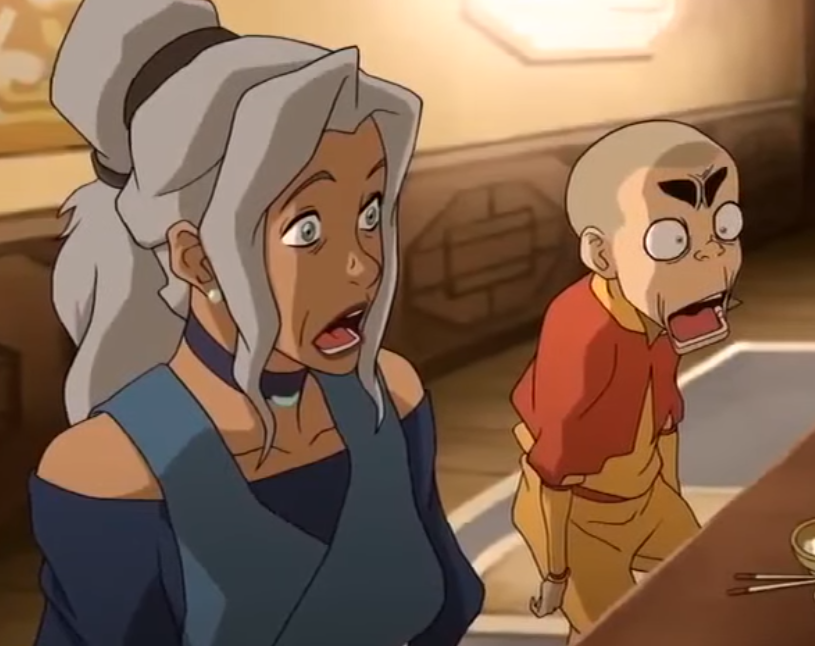 Meelo and Kya jawdrop Blank Meme Template
