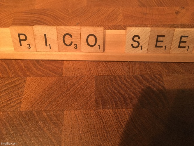 Pico in scrabble | made w/ Imgflip meme maker