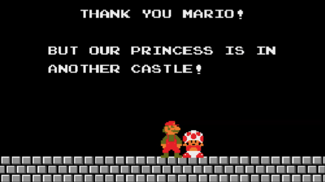 High Quality Thank You Mario! Blank Meme Template