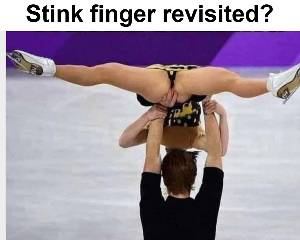 Stink finger revisited? | Stink finger revisited? | image tagged in stinky,stinkfinger,foreplay | made w/ Imgflip meme maker