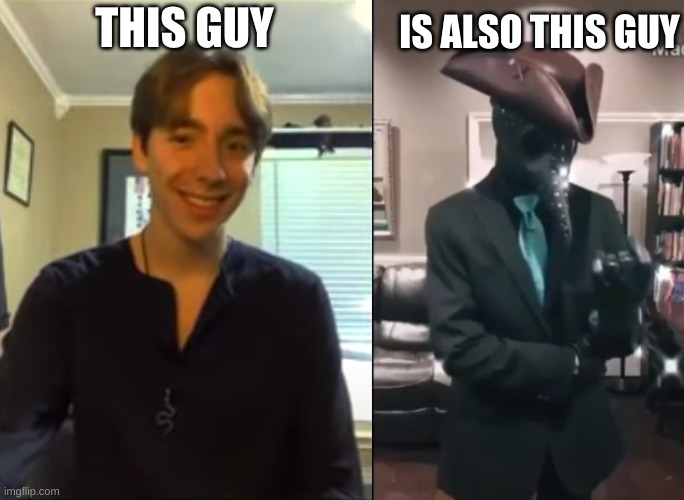 He is hot either way | IS ALSO THIS GUY; THIS GUY | made w/ Imgflip meme maker