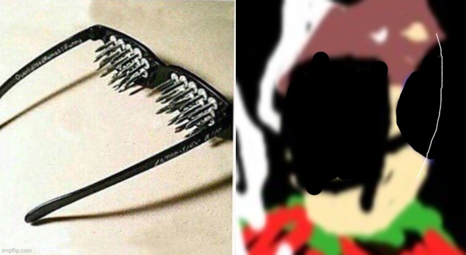 Unsee glasses void but bad | image tagged in unsee glasses | made w/ Imgflip meme maker