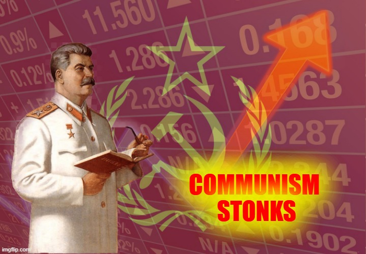High Quality Communism stonks Blank Meme Template