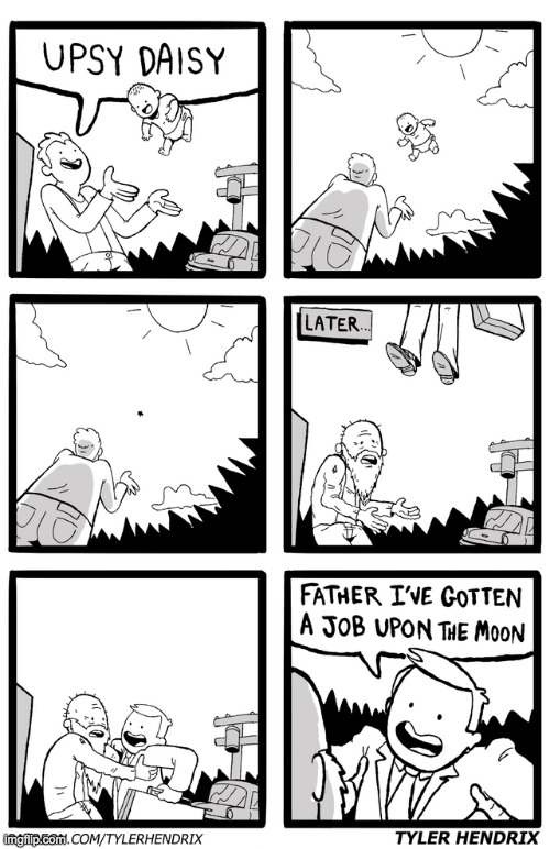 Good for him | image tagged in comics,unfunny | made w/ Imgflip meme maker