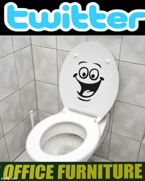 The Twitter Toilet | image tagged in jack schitte,twitter,social media,facebook,treason | made w/ Imgflip meme maker