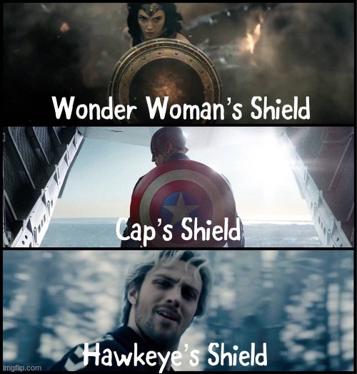 He just had to die | image tagged in marvel,quicksilver,hawkeye,cap,sheild | made w/ Imgflip meme maker