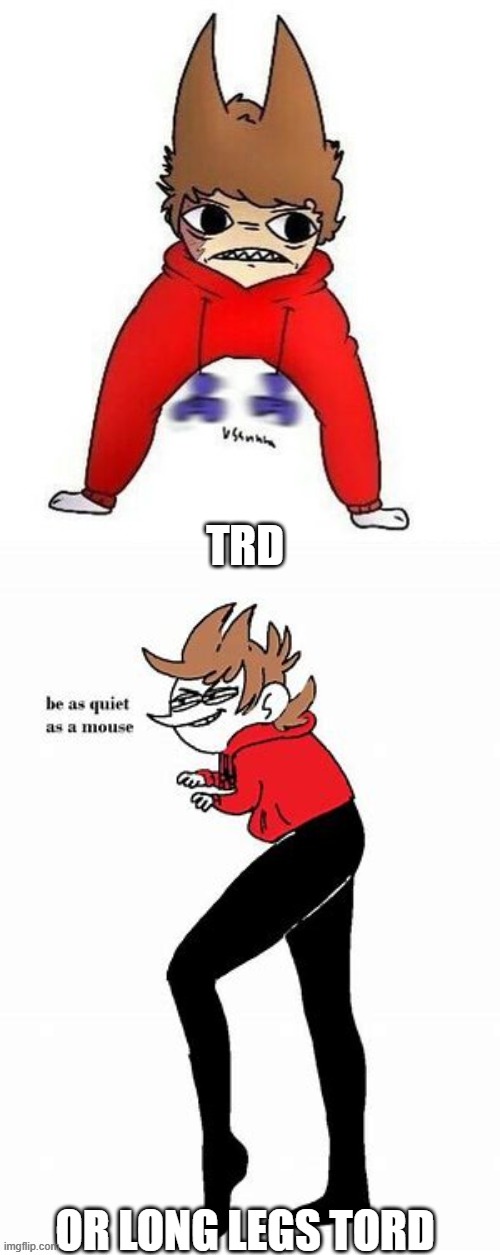 hmm | TRD; OR LONG LEGS TORD | image tagged in trd,tord be quiet as a mouse | made w/ Imgflip meme maker