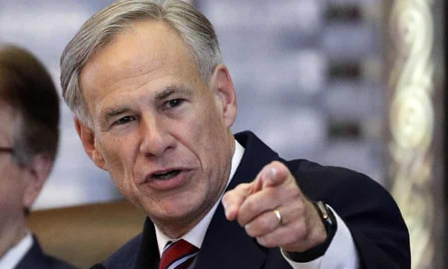 Greg Abbott pointing Blank Meme Template