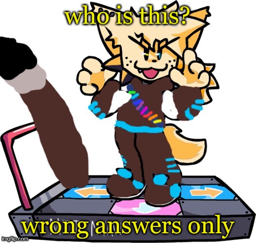 trend? | who is this? wrong answers only | image tagged in ink lesser dog nyaw | made w/ Imgflip meme maker