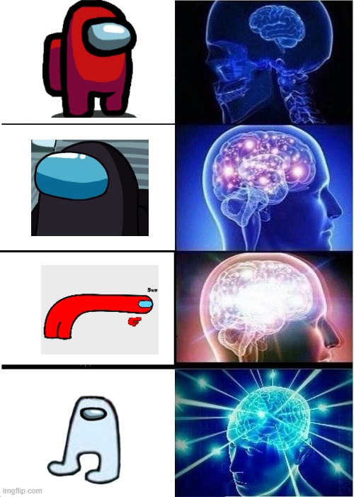 sus | image tagged in memes,expanding brain,sus | made w/ Imgflip meme maker