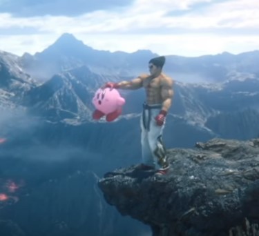 High Quality Kazuya Kirby drop Blank Meme Template