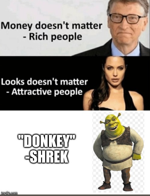 Shrek has best quote | image tagged in x doesn't matter | made w/ Imgflip meme maker