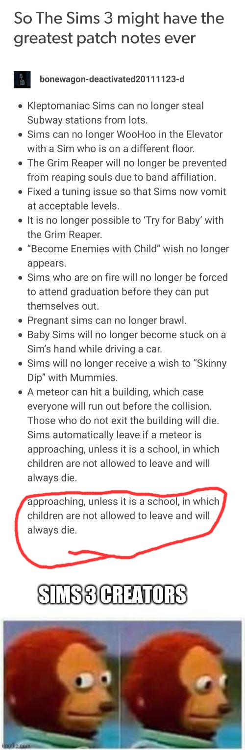 Wait what? | SIMS 3 CREATORS | image tagged in the what | made w/ Imgflip meme maker