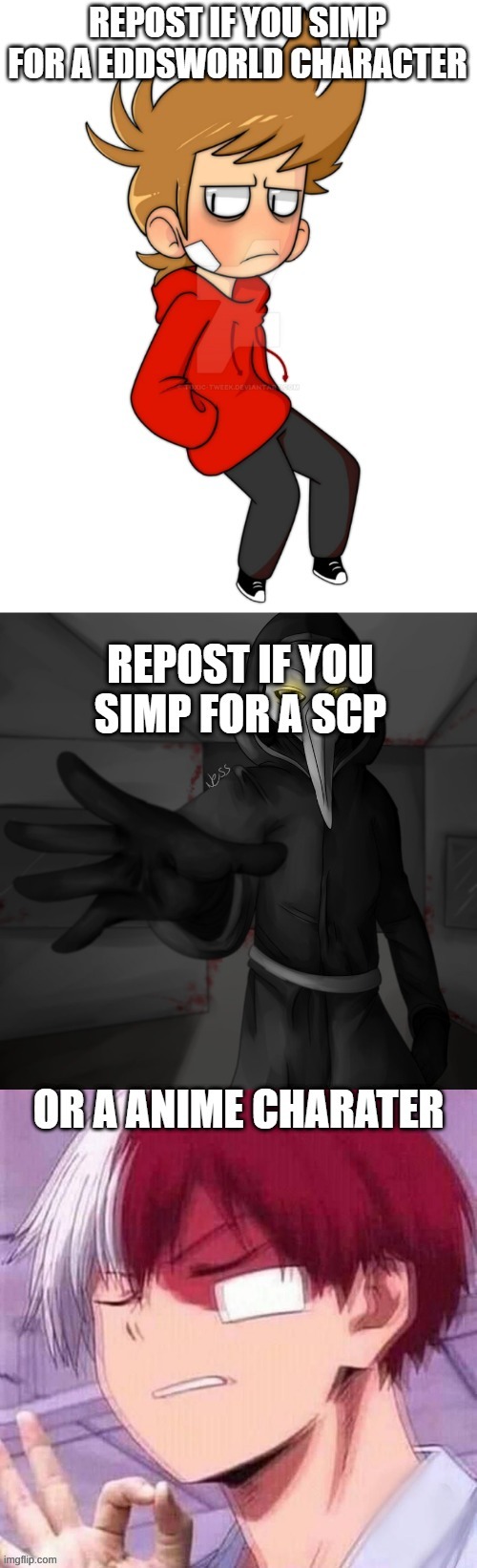 5 SCPs 8 Anime characters and 1 real boi | made w/ Imgflip meme maker