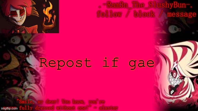 e | Repost if gae | image tagged in thanks baymax | made w/ Imgflip meme maker