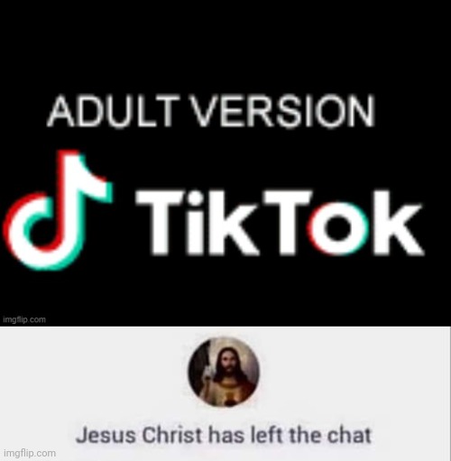 image tagged in jesus has left the chat | made w/ Imgflip meme maker