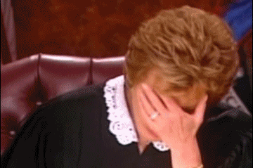 Judge Judy Facepalm Blank Meme Template