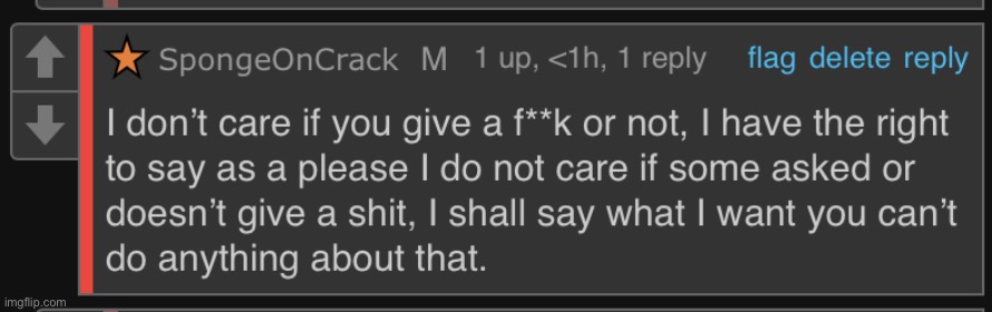 N e w t e m p | image tagged in i have the freedom of speech | made w/ Imgflip meme maker