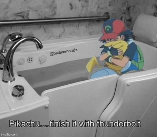 Pikachu Finish it | image tagged in pikachu finish it | made w/ Imgflip meme maker