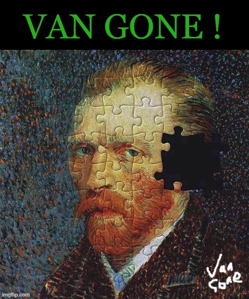 Van Gone ! | VAN GONE ! | image tagged in white van | made w/ Imgflip meme maker