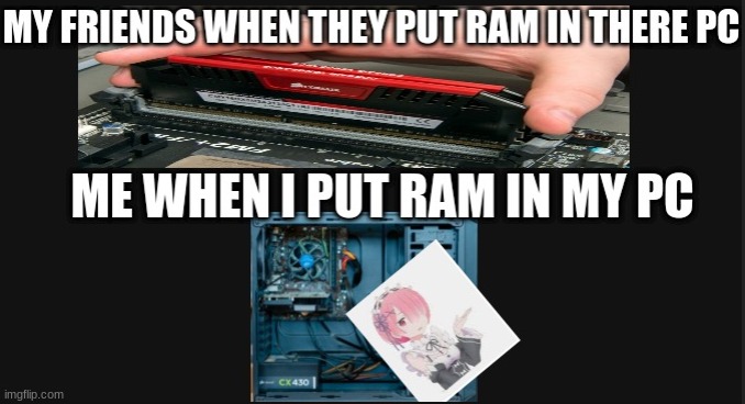 Ram | image tagged in ram,pc,gaming,poggers | made w/ Imgflip meme maker