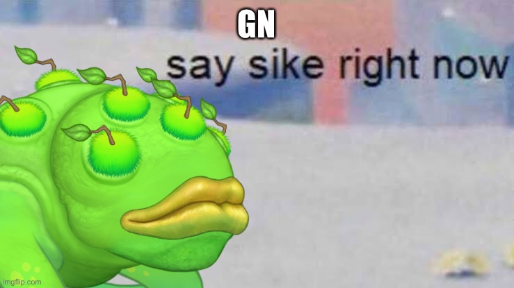 Brump say sike right now | GN | image tagged in brump say sike right now | made w/ Imgflip meme maker