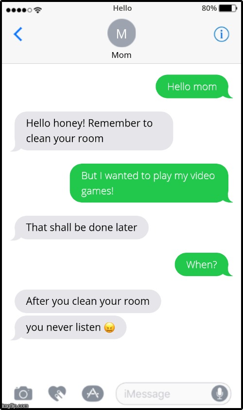 Ouch | image tagged in ouch,texts,meme,mom | made w/ Imgflip meme maker