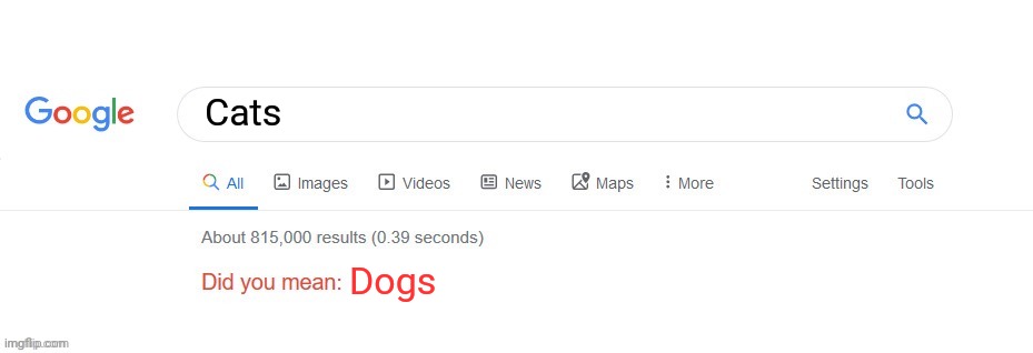 What do you mean dogs | Cats; Dogs | image tagged in did you mean | made w/ Imgflip meme maker