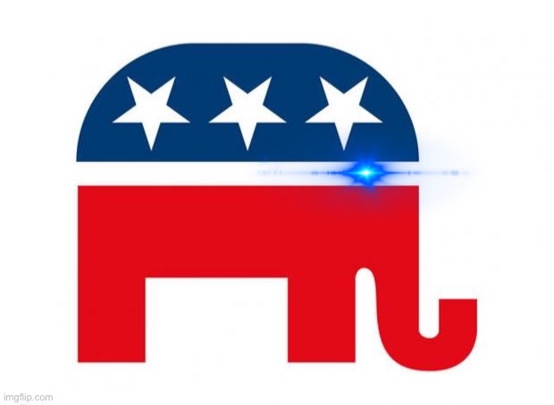 Based GOP elephant | image tagged in based gop elephant | made w/ Imgflip meme maker