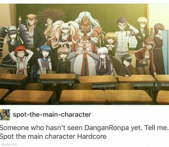 Do it | image tagged in danganronpa | made w/ Imgflip meme maker