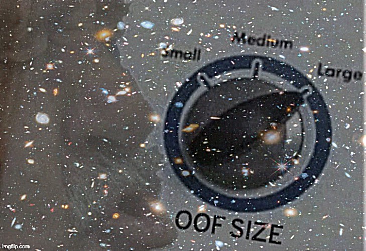 High Quality Oof size Hubble deep field sharpened Blank Meme Template