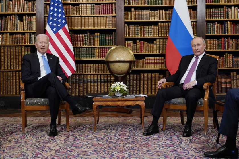 Joe Biden and Vladimir Putin Blank Meme Template