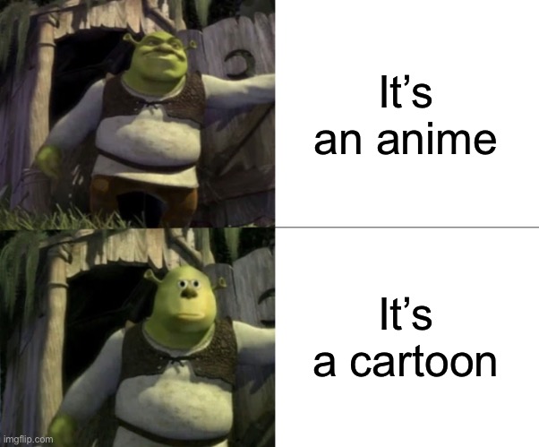 A 9000 on Twitter  Shrek funny, Shrek memes, Funny anime pics