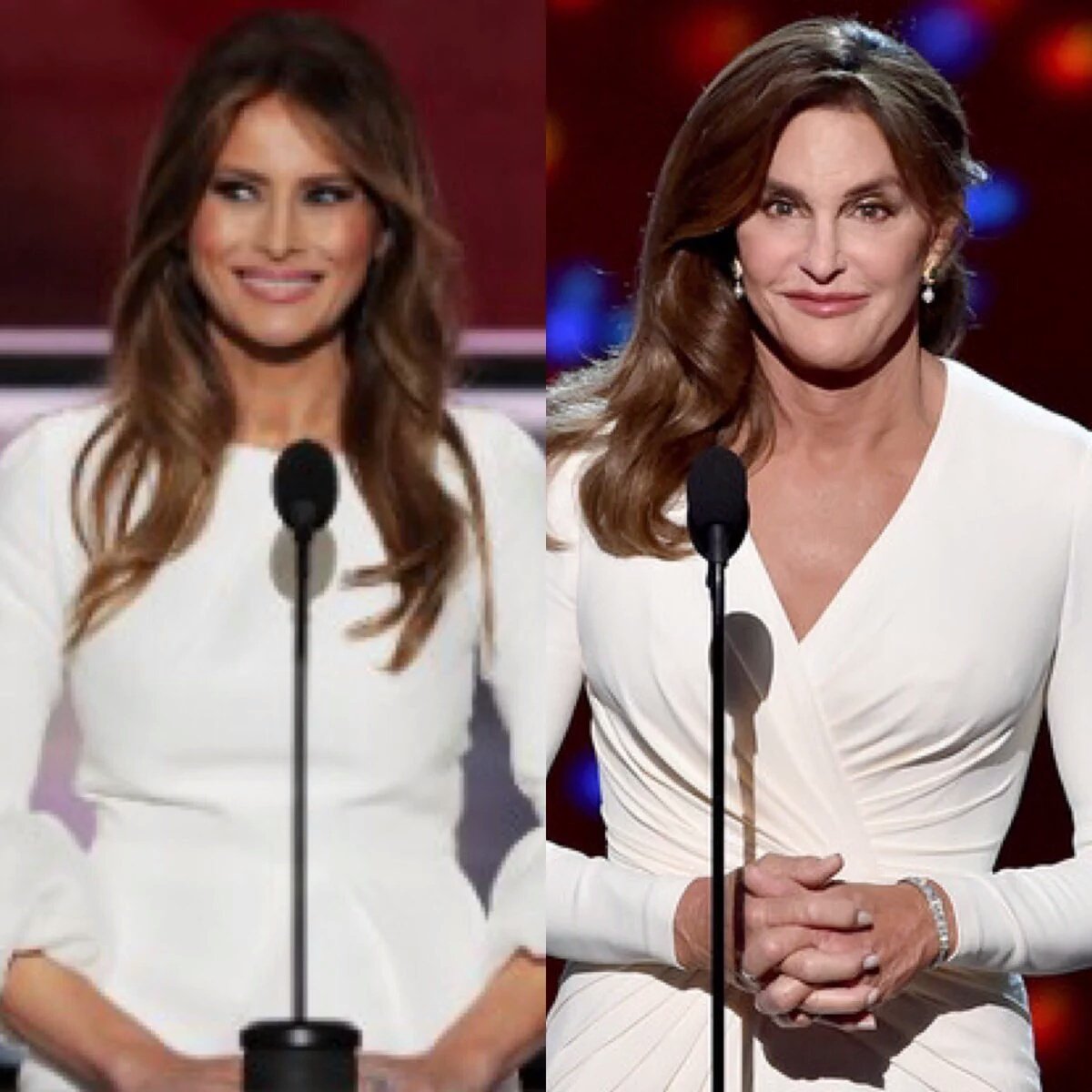 Melania Trump Bruce Jenner Blank Meme Template