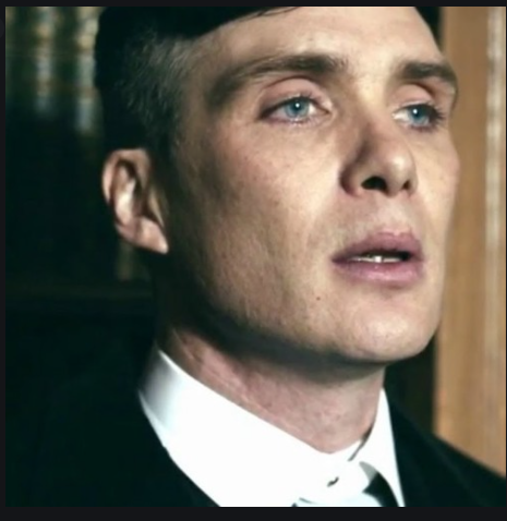 Tommy Shelby speaking Blank Meme Template