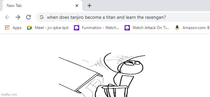 ??? | image tagged in attack on titan,demon slayer,naruto | made w/ Imgflip meme maker