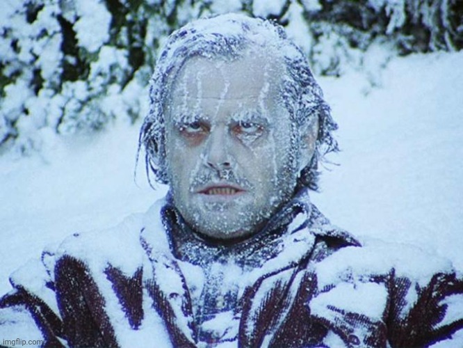 Frozen Jack Nicholson | image tagged in frozen jack nicholson | made w/ Imgflip meme maker